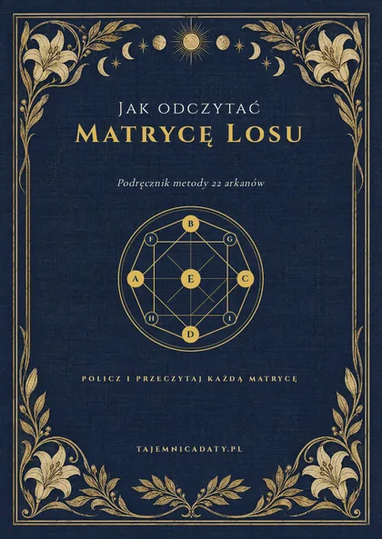 Okładka podręcznika „Jak odczytać Matrycę Losu”